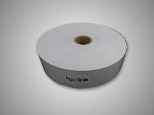 bobina de papel brilho para etiqueta